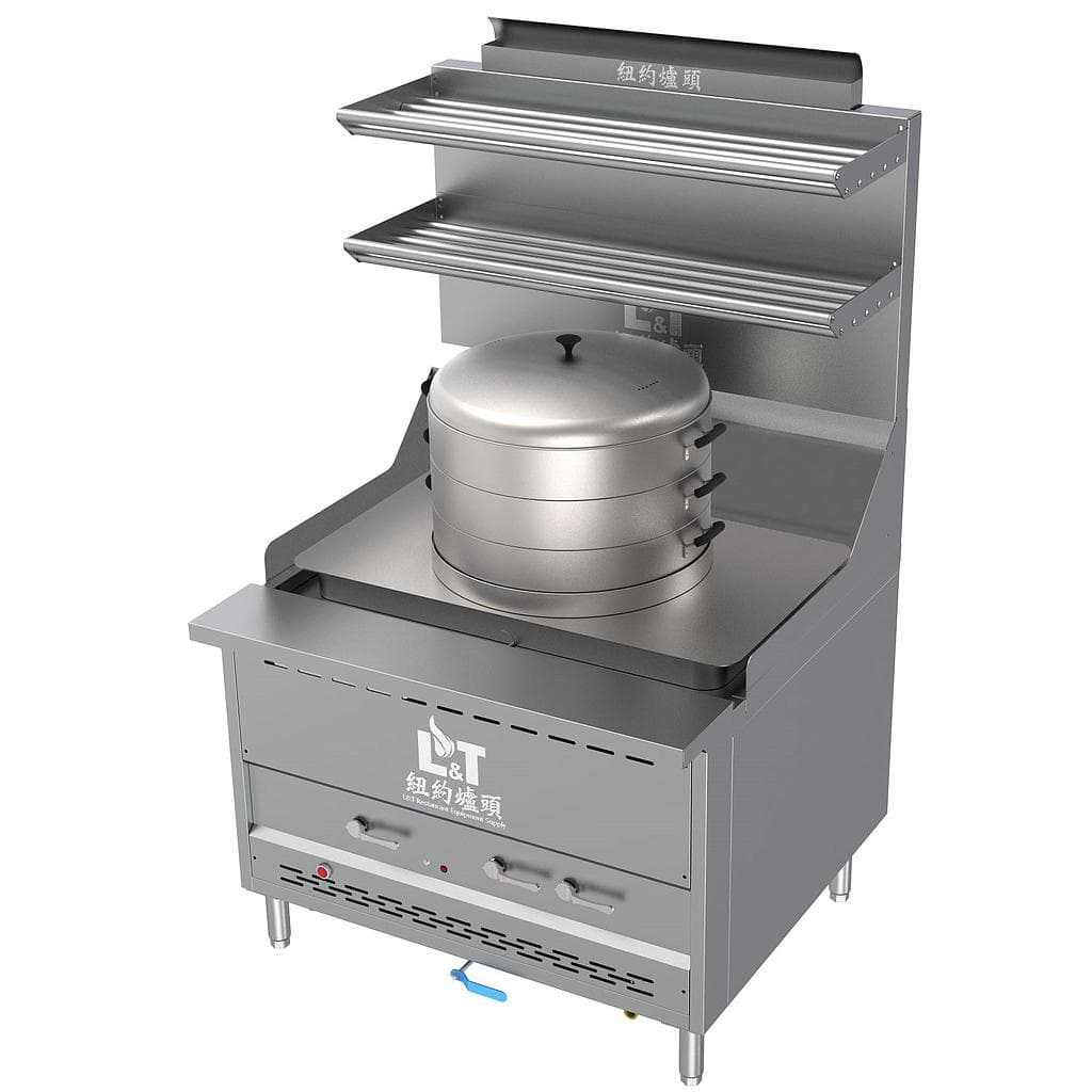 42" Bao Steam King with Automatic Water Refill and Interchangeable Top Kit Options