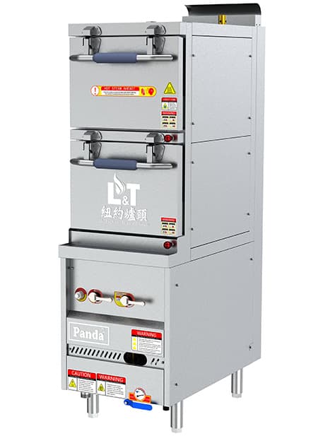 20" Super High-Speed Steaming Cabinet with 2 Compartments