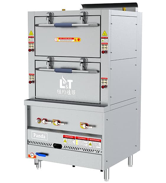 36" Super High-Speed Steaming Cabinet with 2 Compartments