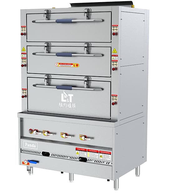 48" Super High-Speed Steaming Cabinet with 3 Compartments