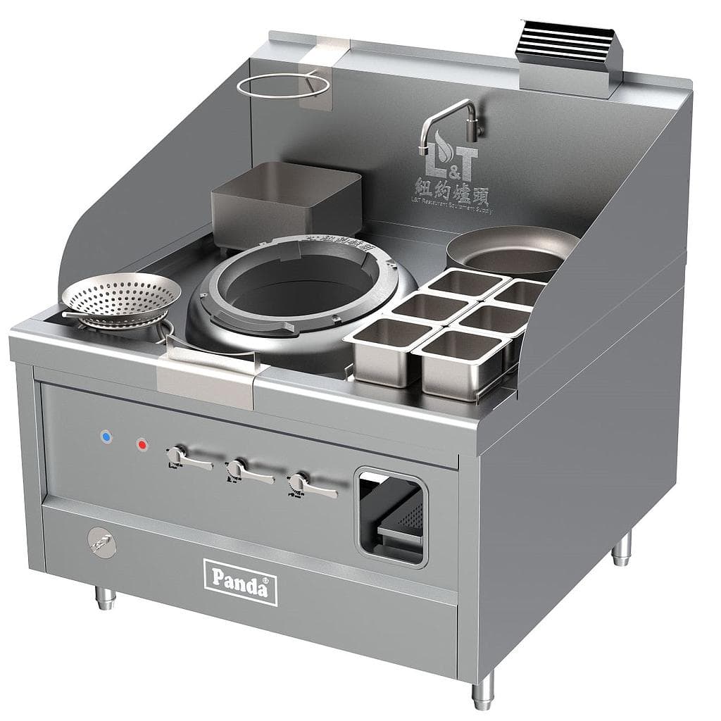 Turbo Wok Range 1 Burner + 1 Warming Pot